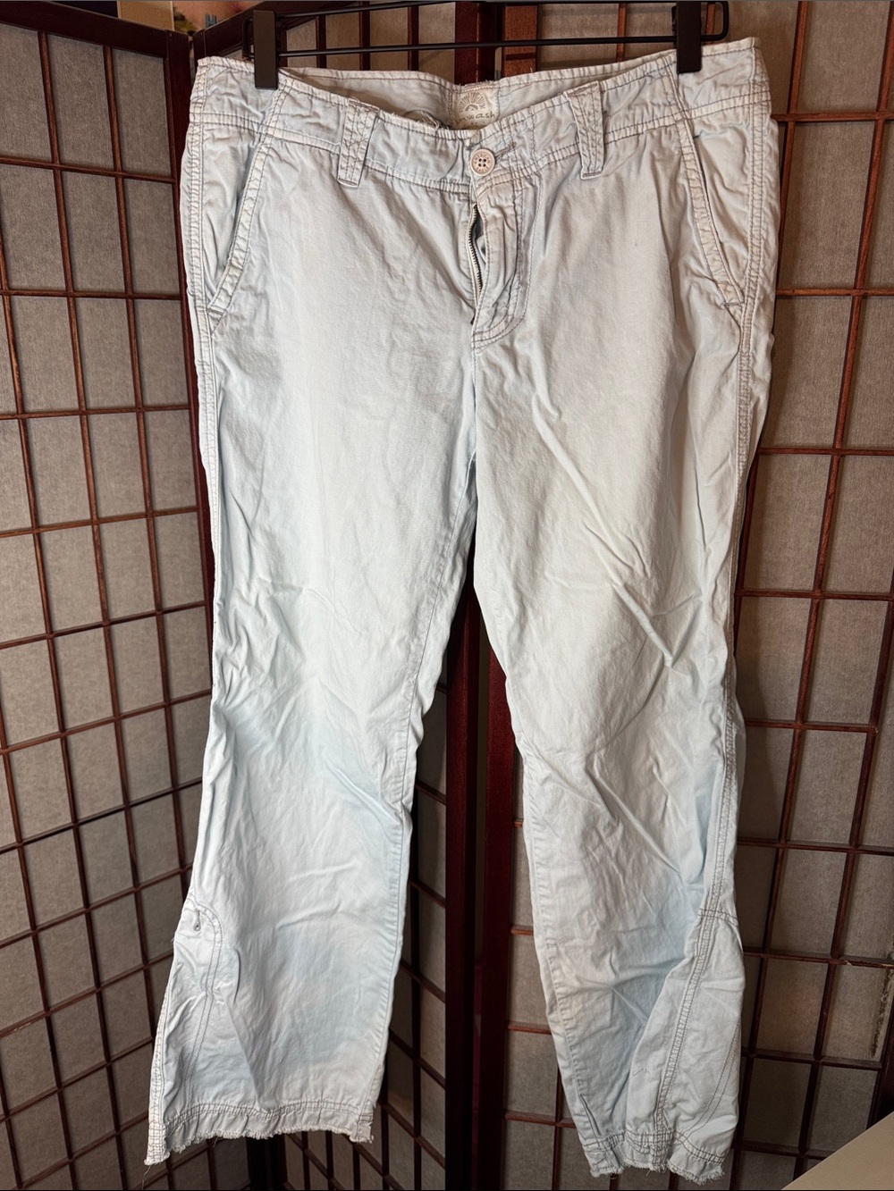 Vintage Y2K American Eagle Outfitters Light Blue Women’s Chino Pants
